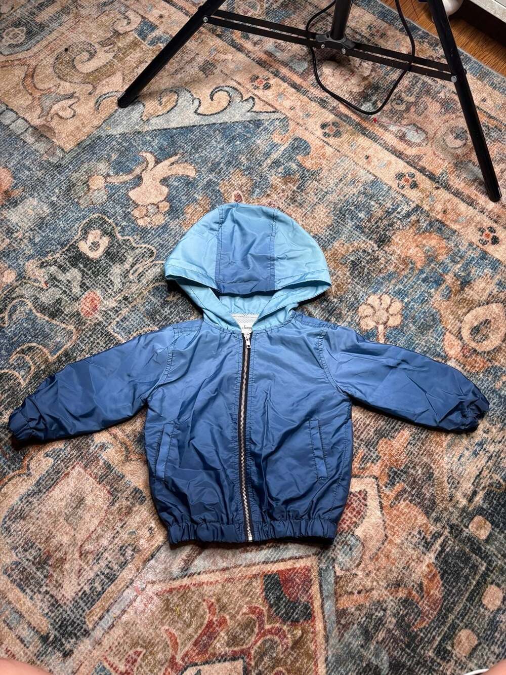 Sovereign Code Los Angeles Boys Full Zip Hooded Windbreaker Jacket